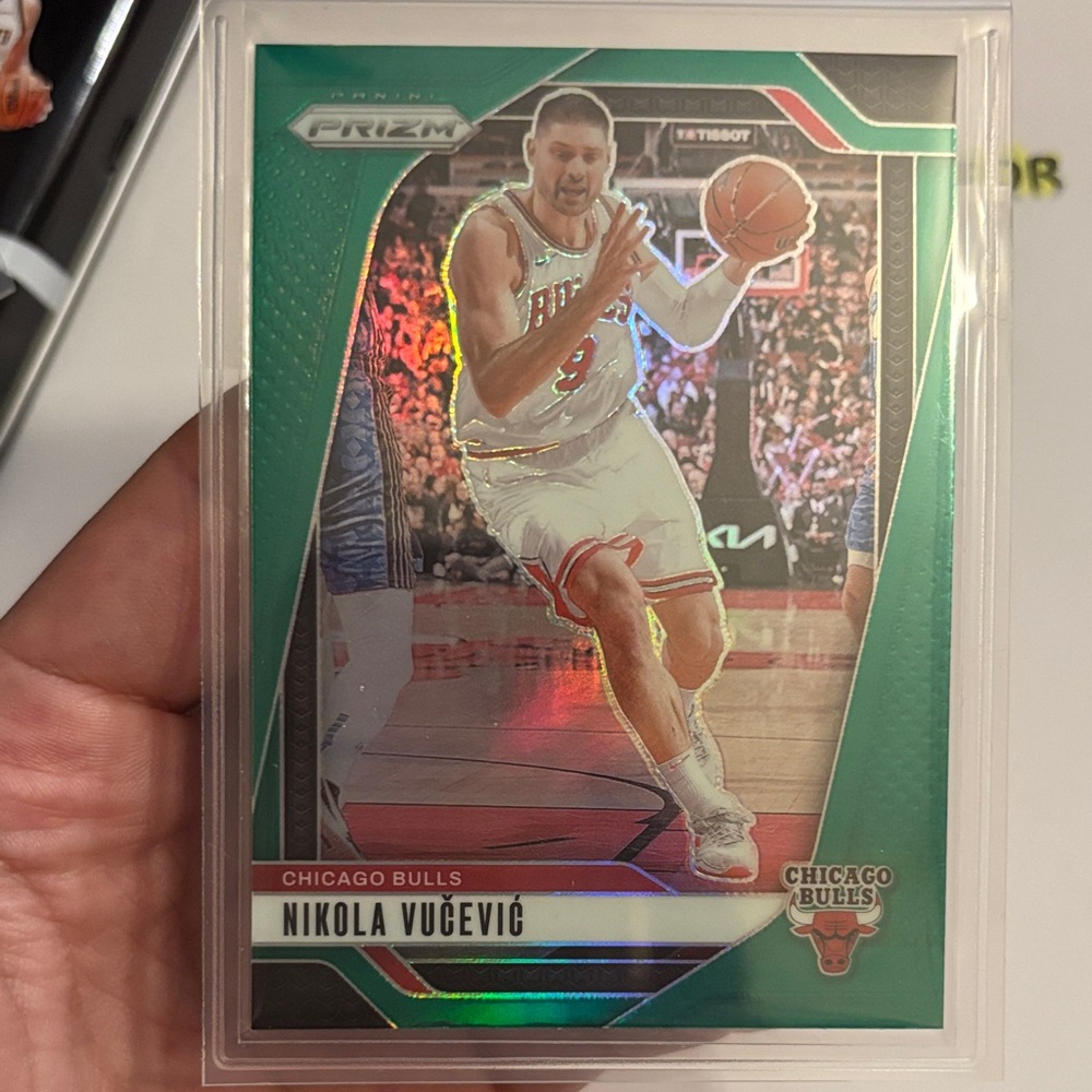 Nikola Vučević Basketball Card - Green